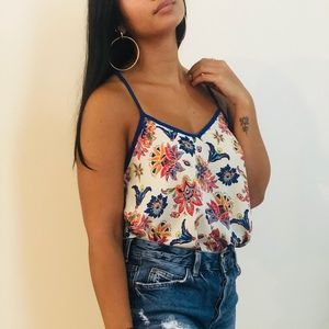 Floral tank top